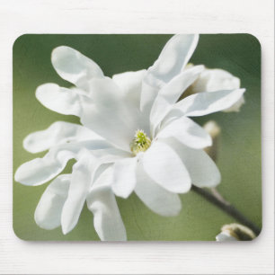 Mousepad Flor Branca