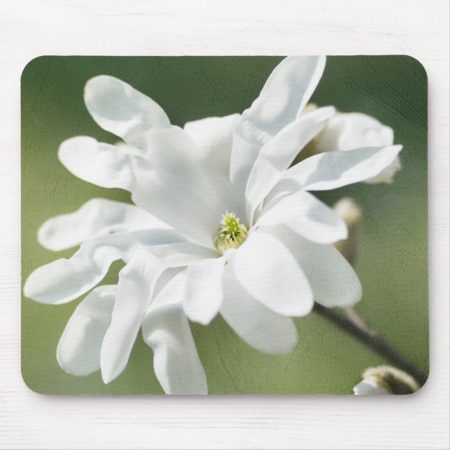 Mousepad Flor Branca (Frente)
