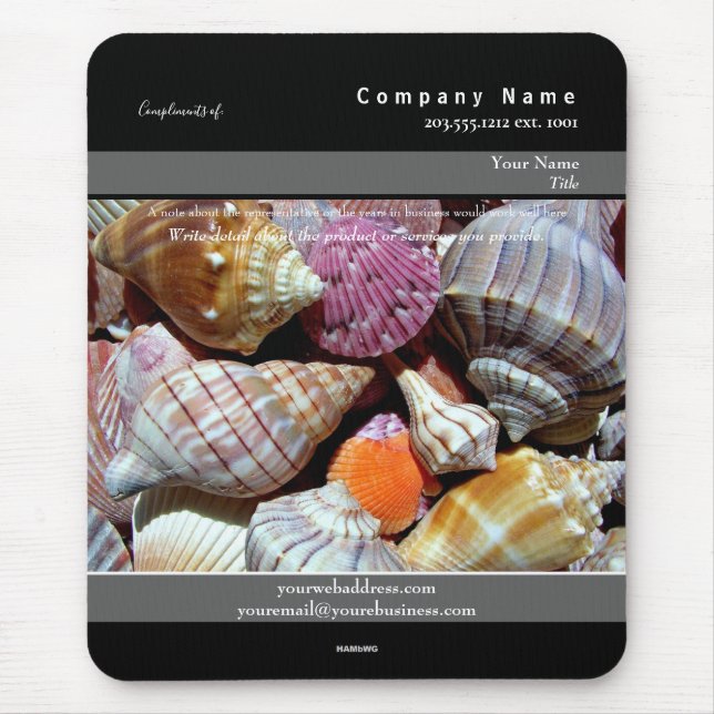 Mousepad Flor Branca Do Bloco De promocionais. Tema - HAMby (Frente)