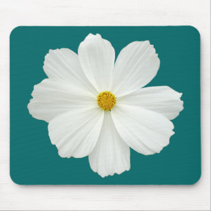 Mousepad Flor branca do cosmos