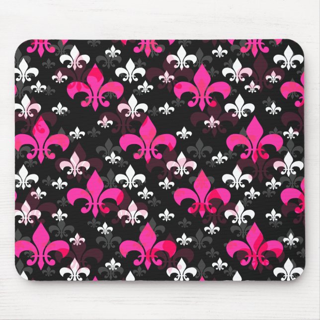 Mousepad Flor Branca Rosa De Lis (Frente)