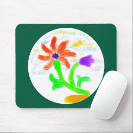 Mousepad Flor brilhante e alegre