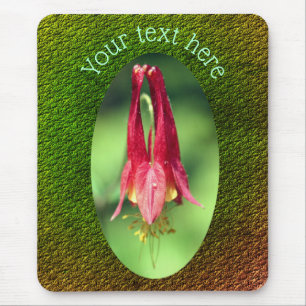 Mousepad Flor Columbina Vermelha Personalizado