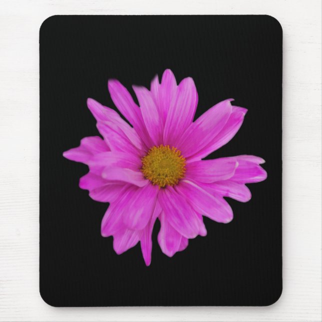 Mousepad Flor cor-de-rosa da margarida do Gerbera (Frente)