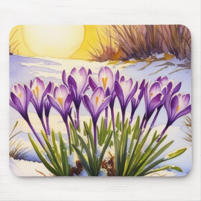 Mousepad Flor Crocus (Frente)