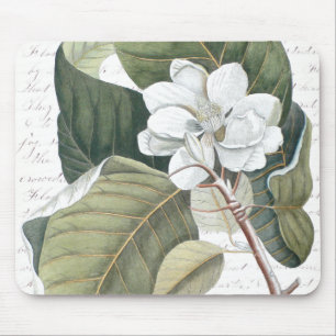 Mousepad Flor da magnólia e colagem do texto de Clara