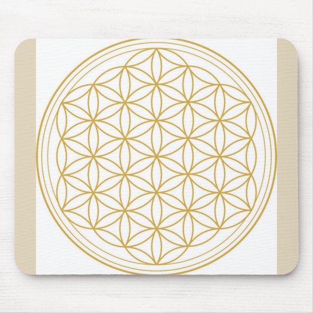 Mousepad Flor Da Placa Do Mouse De Vida (Frente)