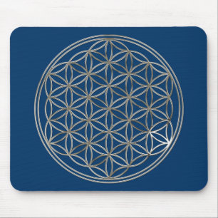 Mousepad FLOR DA VIDA - prata