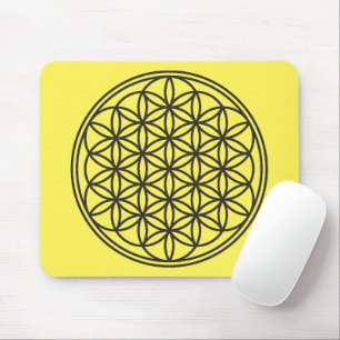 Mousepad FLOR DA VIDA - Símbolo de Geometria Sagrado 1