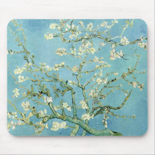 Mousepad Flor de amêndoa branca por Vincent Van Gogh