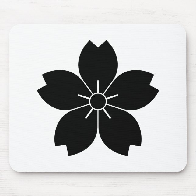 Mousepad Flor de cereja selvagem (Frente)
