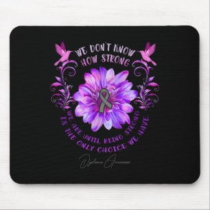 Mousepad Flor de Consciência Não Sabemos Quão Fortes Somos