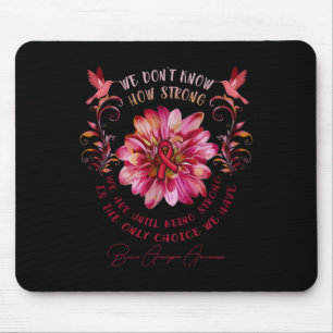 Mousepad Flor de Conscientização de Aneurisma Cerebral Não 