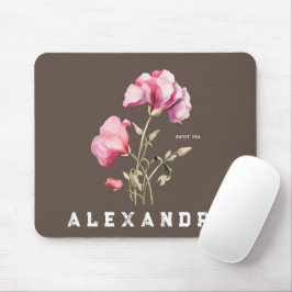 Mousepad Flor de Ervilha Doce - Personalize-O
