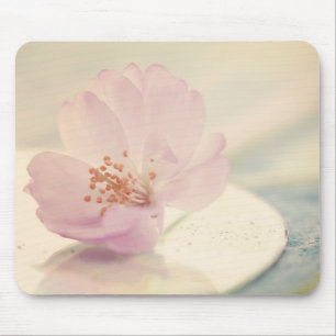 Mousepad Flor De Flor De Flor De Cerejeira, Cor-De-Rosa, De
