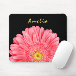 Mousepad Flor de Gerbera Rosa