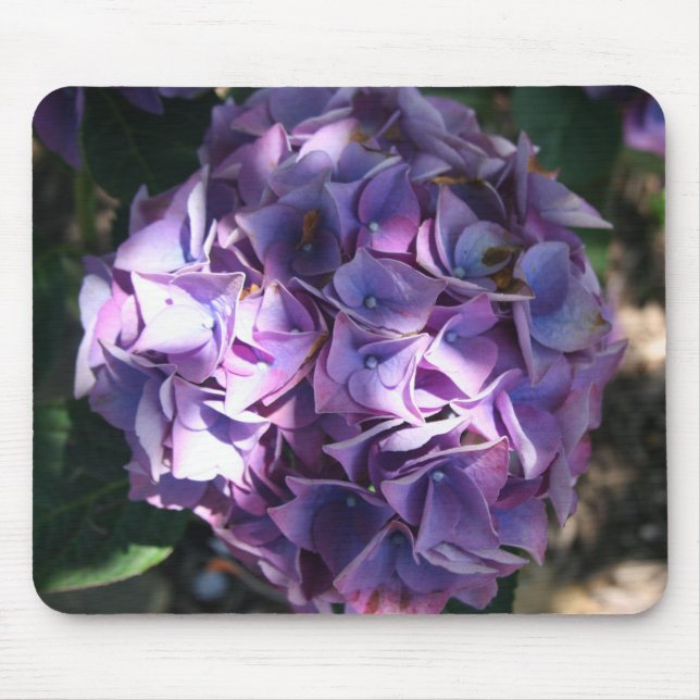 Mousepad Flor de Hydrangea Puro-Claro (Frente)