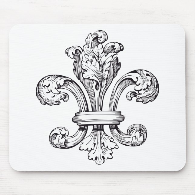 Mousepad flor de lis (Frente)