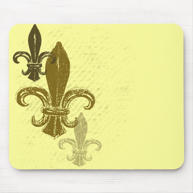 Mousepad Flor de lis três (Frente)