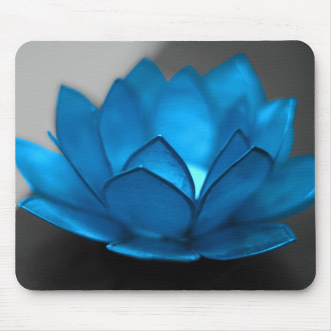 Mousepad Flor de Lotus azul (Frente)