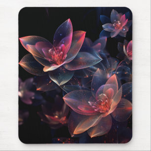 Mousepad Flor de Lótus Cósmico Celestial em Flor