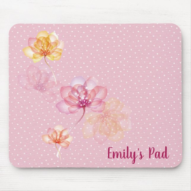 Mousepad Flor de Lotus nos pontos (Frente)