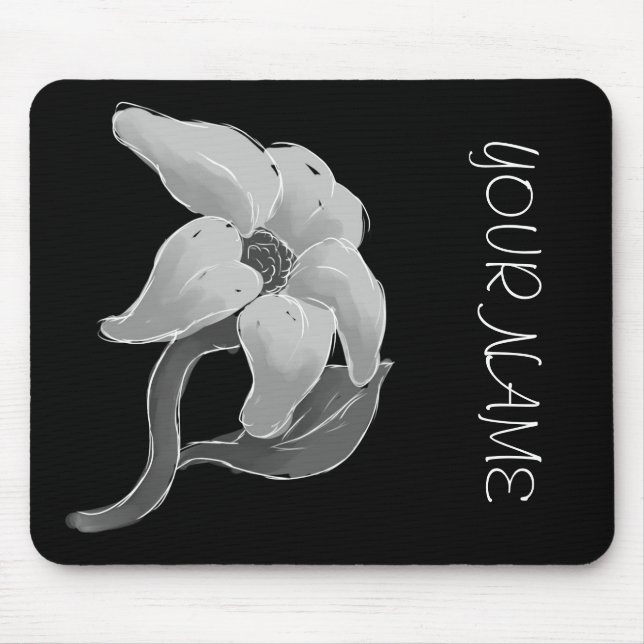 Mousepad Flor de prata (Frente)