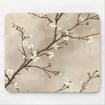 Flor de Ramo Minimalista Branco Elegante