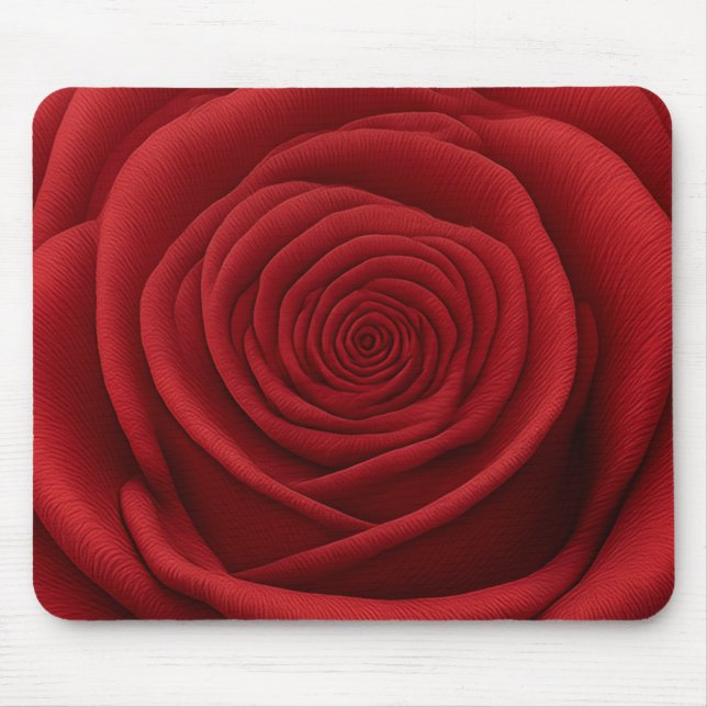 Mousepad - Flor de Rosa Vermelha (Frente)