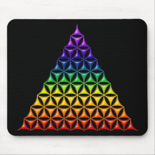 Mousepad Flor de Vida / Blume des Lebens - pirâmide Chakra