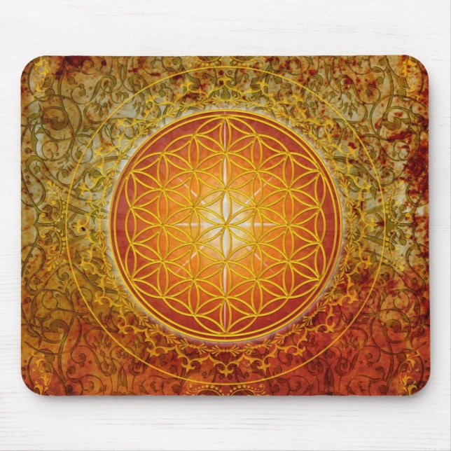 Mousepad Flor de Vida - Ornamento III (Frente)