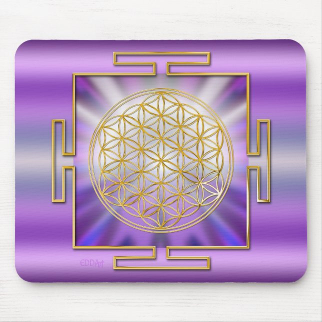 Mousepad Flor De Vida Yantra (Frente)