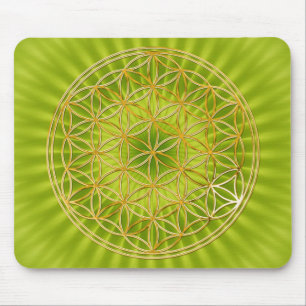 Mousepad Flor do ouro da vida , grande