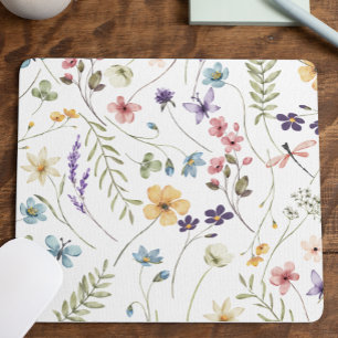 Mousepad Flor Floral Flor Silvestre Elegante