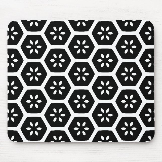 Mousepad Flor Honeycomb v1 (Frente)