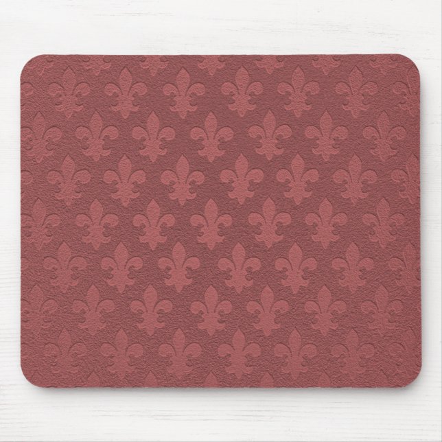 Mousepad Flor imperial de garnet simples com estampas (Frente)