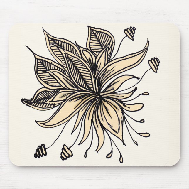 Mousepad Flor irrisório (Frente)