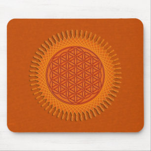 Mousepad Flor Live/design do sol