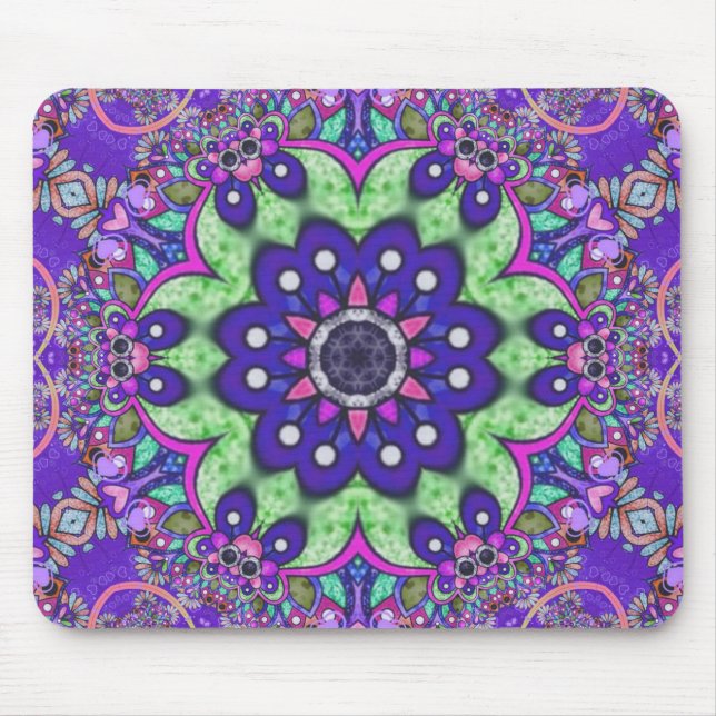 Mousepad Flor Mandala (Frente)