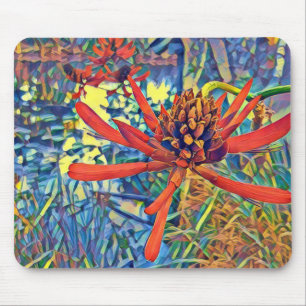 Mousepad Flor nativa australiana da árvore de chama
