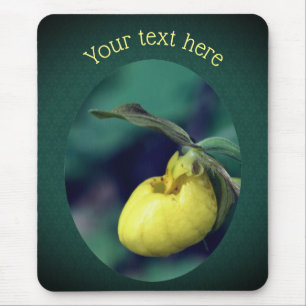 Mousepad Flor Orquídea Amarela Personalizada