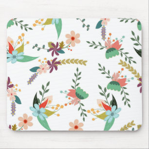 Mousepad flor-padrão-floral