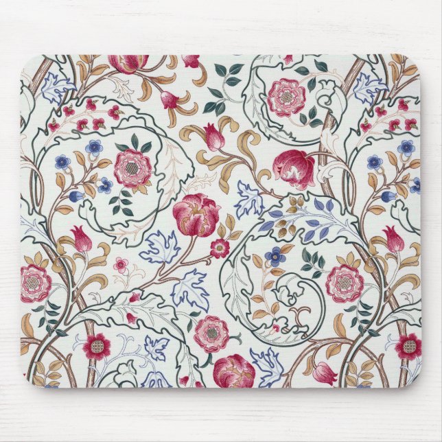 Mousepad Flor, Padrão Floral, William Morris (Frente)