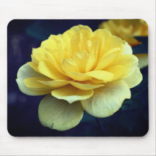 Mousepad Flor Rosa Amarelo