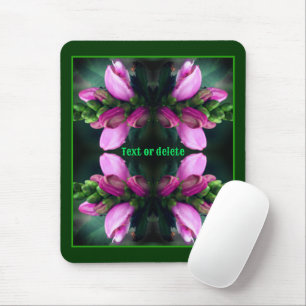 Mousepad Flor Rosa Turtlehead Fechar Personalizado