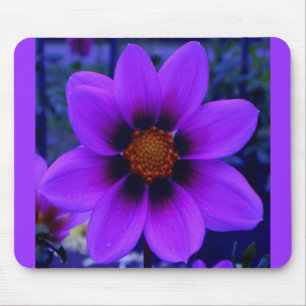 Mousepad Flor Roxo em Dusk