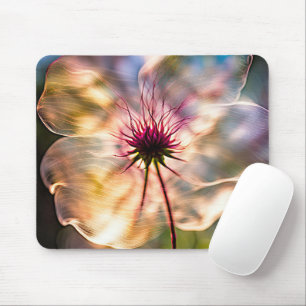 Mousepad Flor Translúcido À Luz Do Sol
