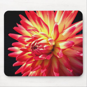 Mousepad Flor Vibrant Red Dahlia