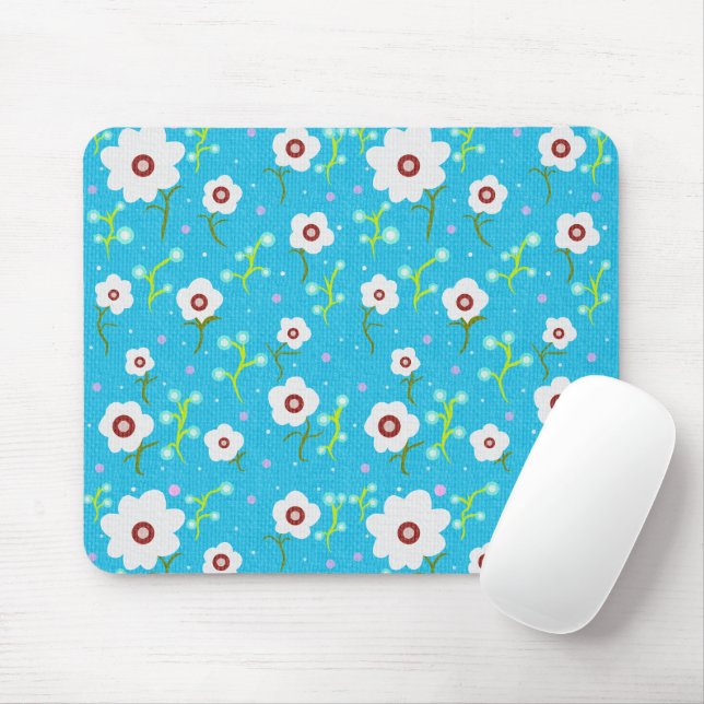 Mousepad Flor Vintage (Com mouse)