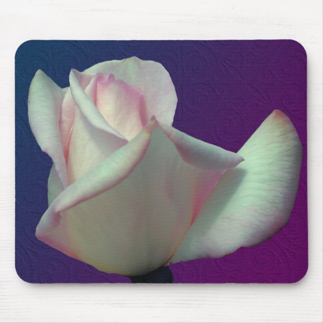 Mousepad Flor White Rosebud (Frente)